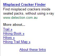 Misplaced cracker?